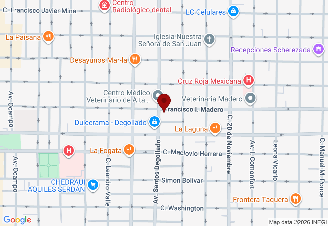 Cómo llegar: Francisco I. Madero 1949, Col. Ferrocarril (Sector Centro), 88040 Nuevo Laredo, Tamps.